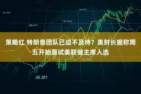 策略红 特朗普团队已迫不及待？美财长据称周五开始面试美联储主席人选